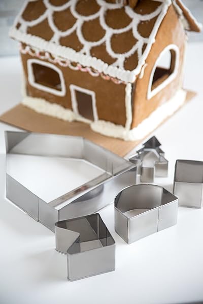 FOX RUN GINGERBREAD HOUSE COOKIE CUTTER BAKE SET