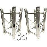 2PCS 1.64FT Aluminum DJ Light Stands Stage Truss Segment Fits All Major Name Brands 290mm.x290mm