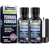 Tobcharm Toenail Fungus Treatment : Nail Fungus Treatment Extra Strength with Tea Tree Oil - Fast Acting Fungal Nail Solution with Undecylenic Acid for Toenails and Fingernails (2pack, 1fl oz each)