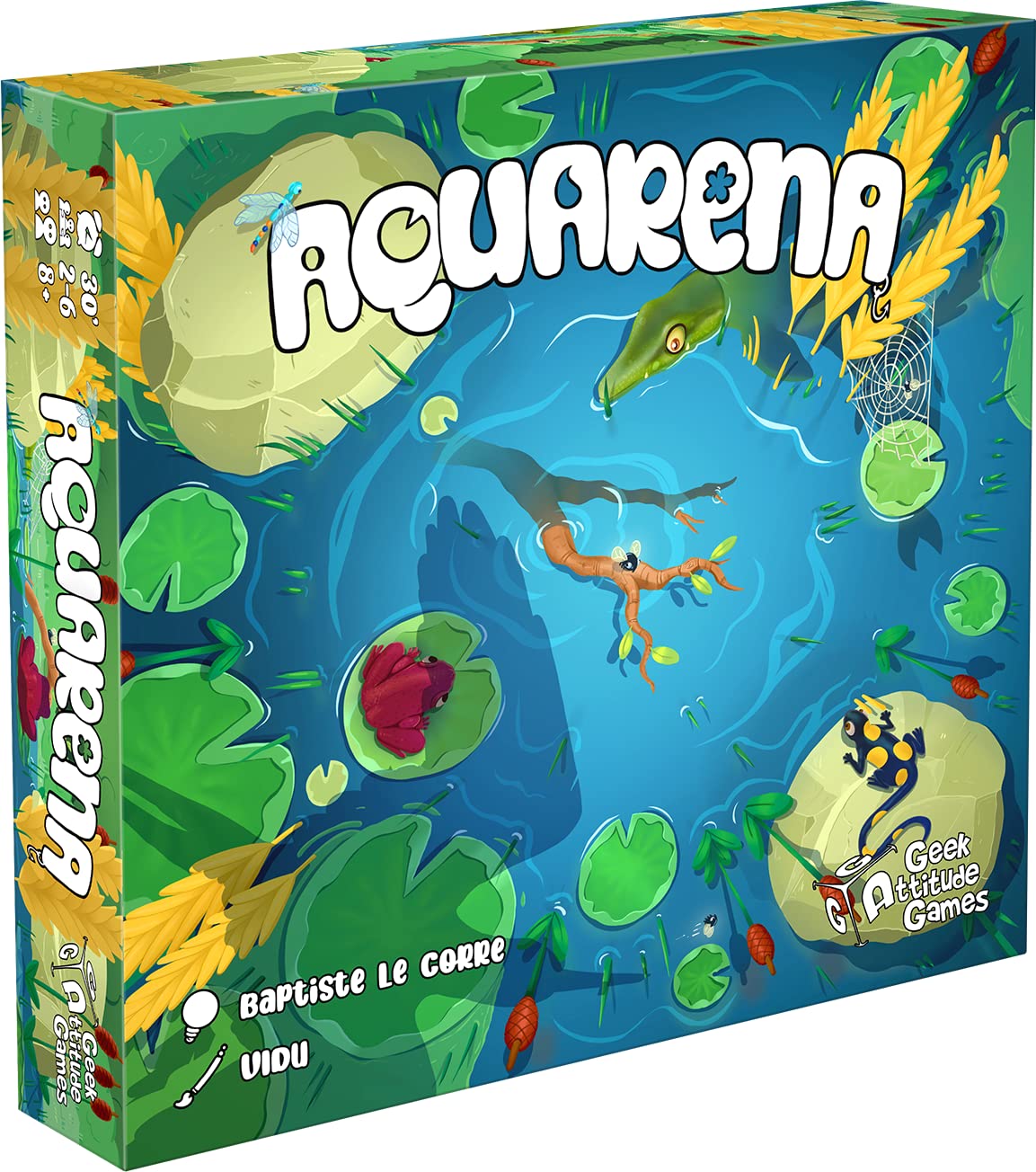 Geek Attitude Games Aquarena: Strategy Eurogame for 2-6 Players, Ages 8+