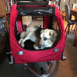 best choice products 2 in 1 pet dog bike trailer