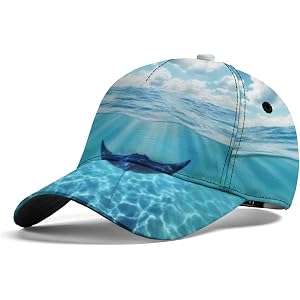 3D Printed Baseball Cap Bold Graphic Lightweight Performance Hat Sweat Wicking Adjustable Sports Cap