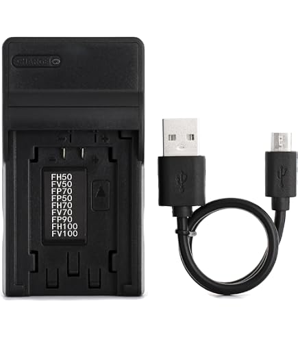 Amazon.com : Norifon BP-718 USB Charger for Canon iVIS HF M51, M52