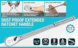 DURATECH Extra Long Handle 3/8-Inch Drive