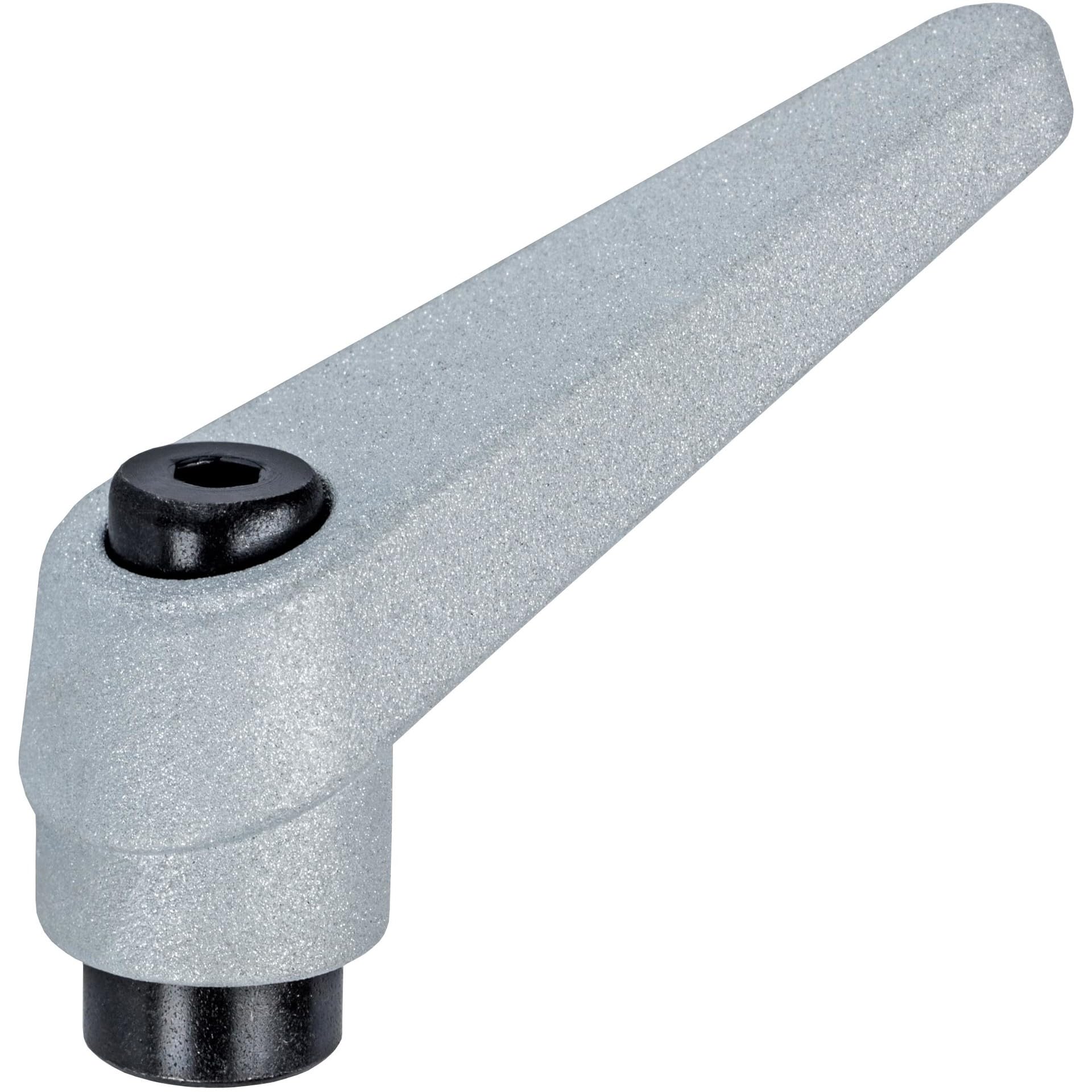 HALDER 24400.0323 Adjustable Clamping levers, Silver, d1=18 mm / d2=M8 — image 1