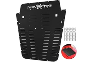 Bestauto Vented Hood Louver Black Powdercoat for 2013-2017 Jeep Wrangler JK