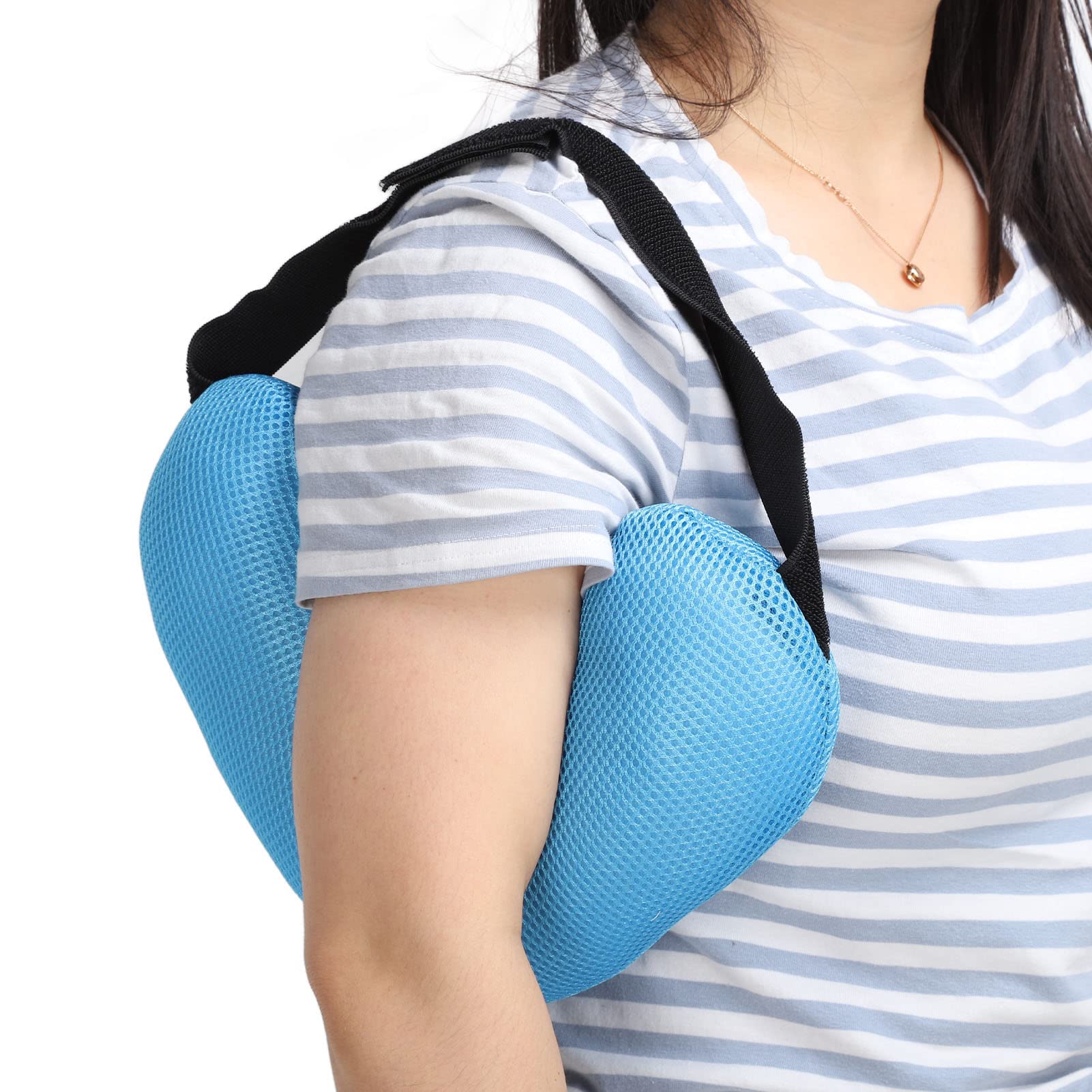 Mastectomy Pillow for Breast Cancer Surgery Lumpectomy Reconstruction Chest Healing Protector Post-Surgery Recovery Support Patient Care Underarm Pillow Armpit Pillow Pressure Relief Prevent(Blue)