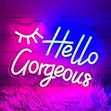 KAEGORT Hello Gorgeous Neon Sign for Wall