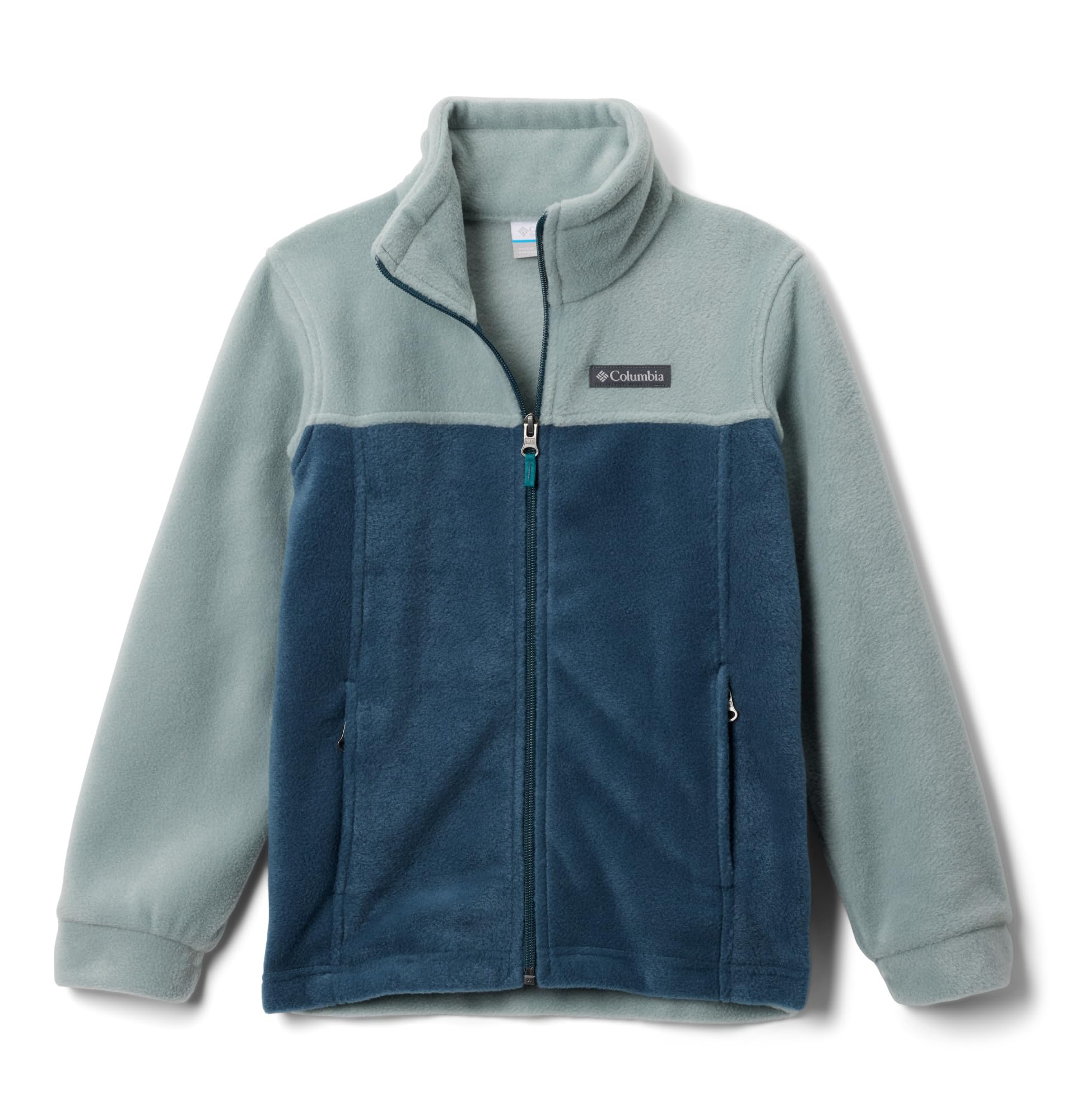 Columbia Youth Steens Mountain II Fleece Jacket, Crushed Blue/Everblue, 3/6 Image