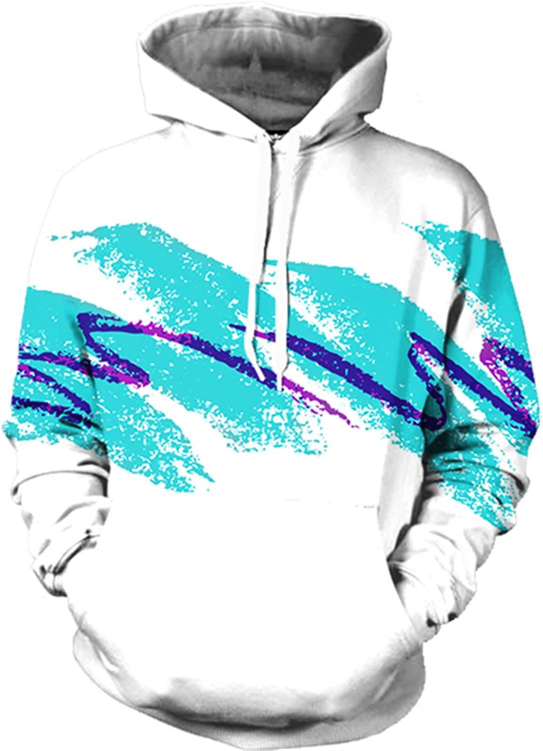 Mofgr Unisex 3D Paper Cup Hoodies 90s Jazz Solo Sweatshirts Graphic Tops Couple Lovers