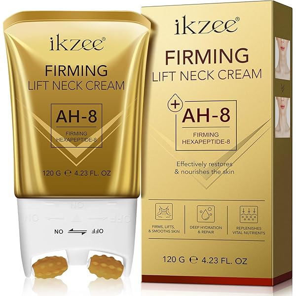 Amazon.com: AH-8 Firming Neck Cream with Roller Massage