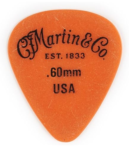 Médiators Martin En Celluloïd - Lot De 12 - Fausse écaille De Tortue - Pour Guitare Acoustique Ou électrique