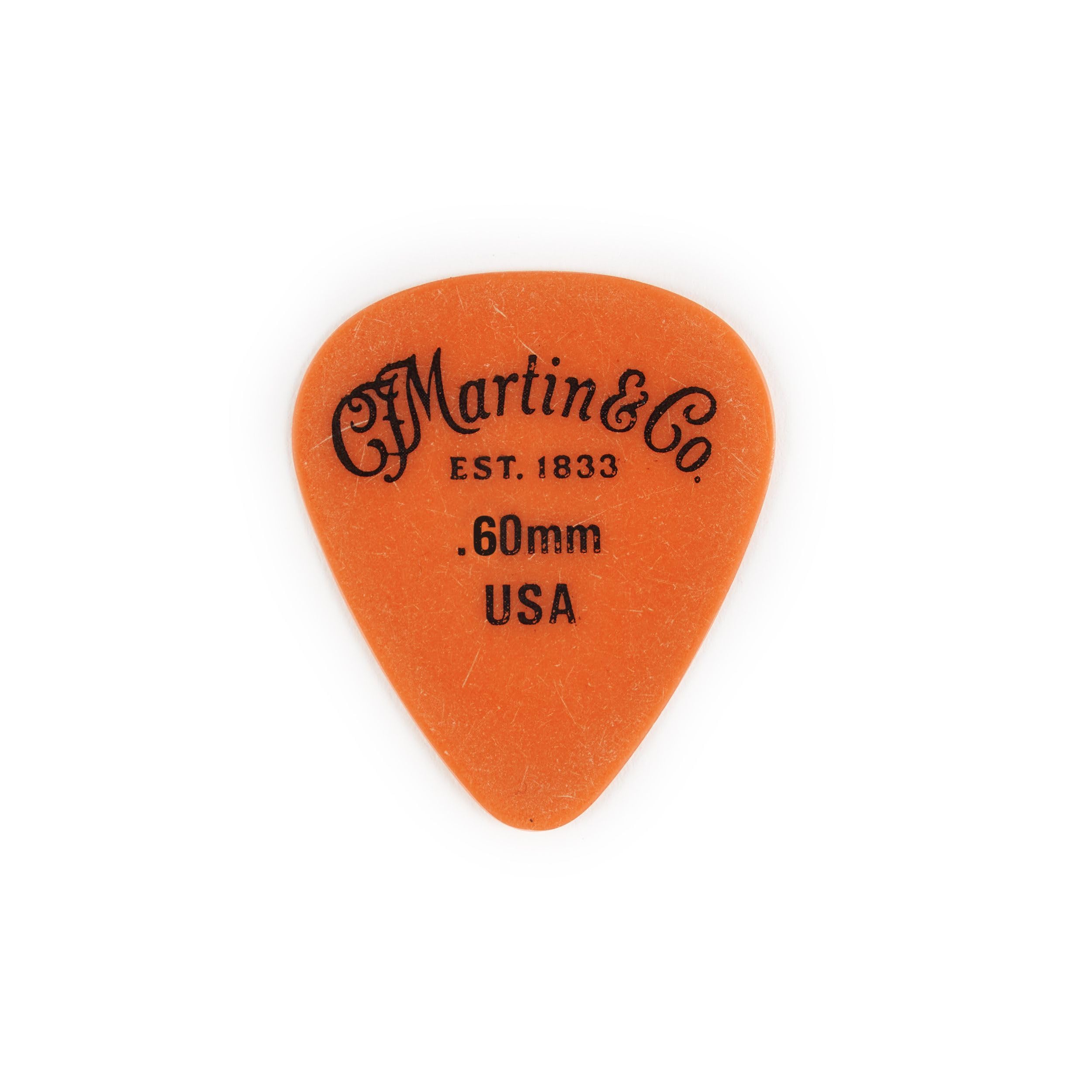 C F Martin Picks - Delrin .60 Orange - Pack 12 — image 1