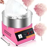 Commercial &amp; Home Cotton Candy Machine 110V 1000W,3 Mins Fast Preheat, Stainless Steel, Easy to Operate &amp; Clean for Birthday Party, Events &amp; Commercial Use