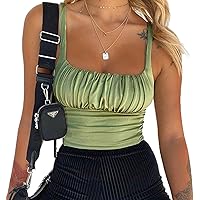 TOB Women's Sexy Sleeveless Central Single-Row Clasp Club & Night