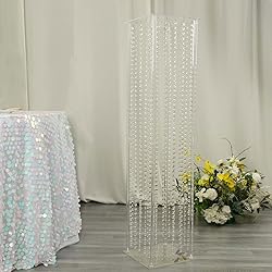 Efavormart 48" Heavy Duty Acrylic Flower Pedestal