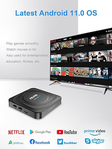 RUPA Android TV Box 2025 8K Android Box 4GB RAM 32GB ROM
