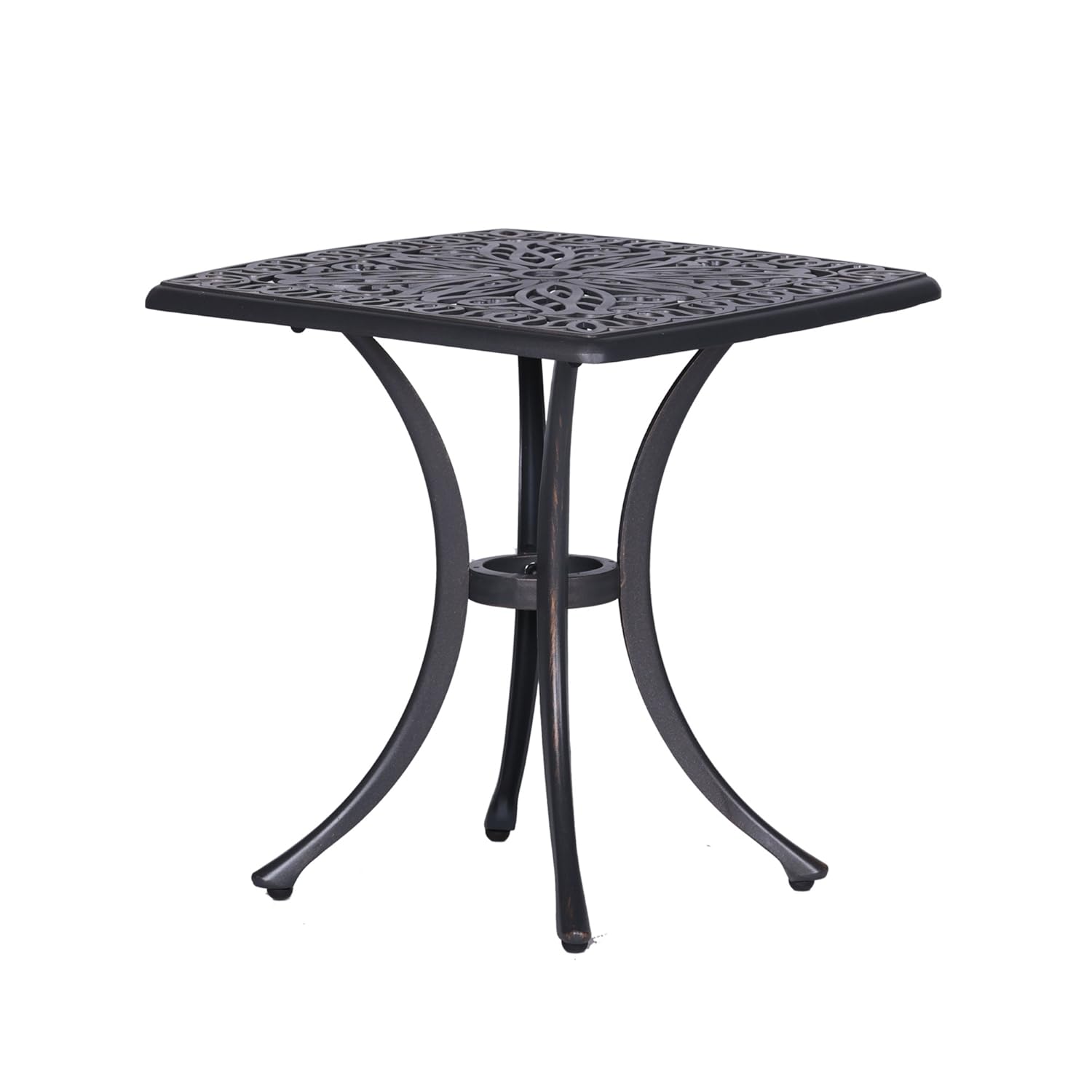 Best Cast Aluminum Square End Table