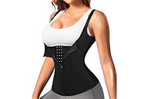 Nebility Waist Trainer for Women - Corset Shapewear Body Shaper Tummy Control Faja Sweat Waist Trimmer Tank Top