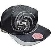 Mitchell & Ness Los Angeles Kings NHL Spiral Deadstock Snapback Hat Cap, Black/Gray