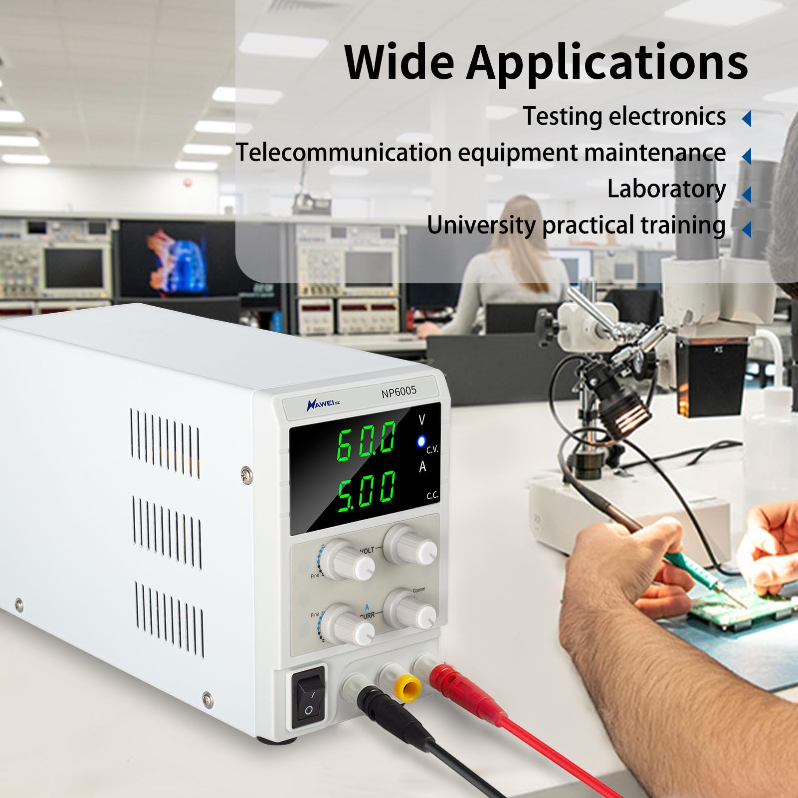 Mua 60V 5A DC Power Supply Variable, Adjustable Bench Lab Power Supply ...