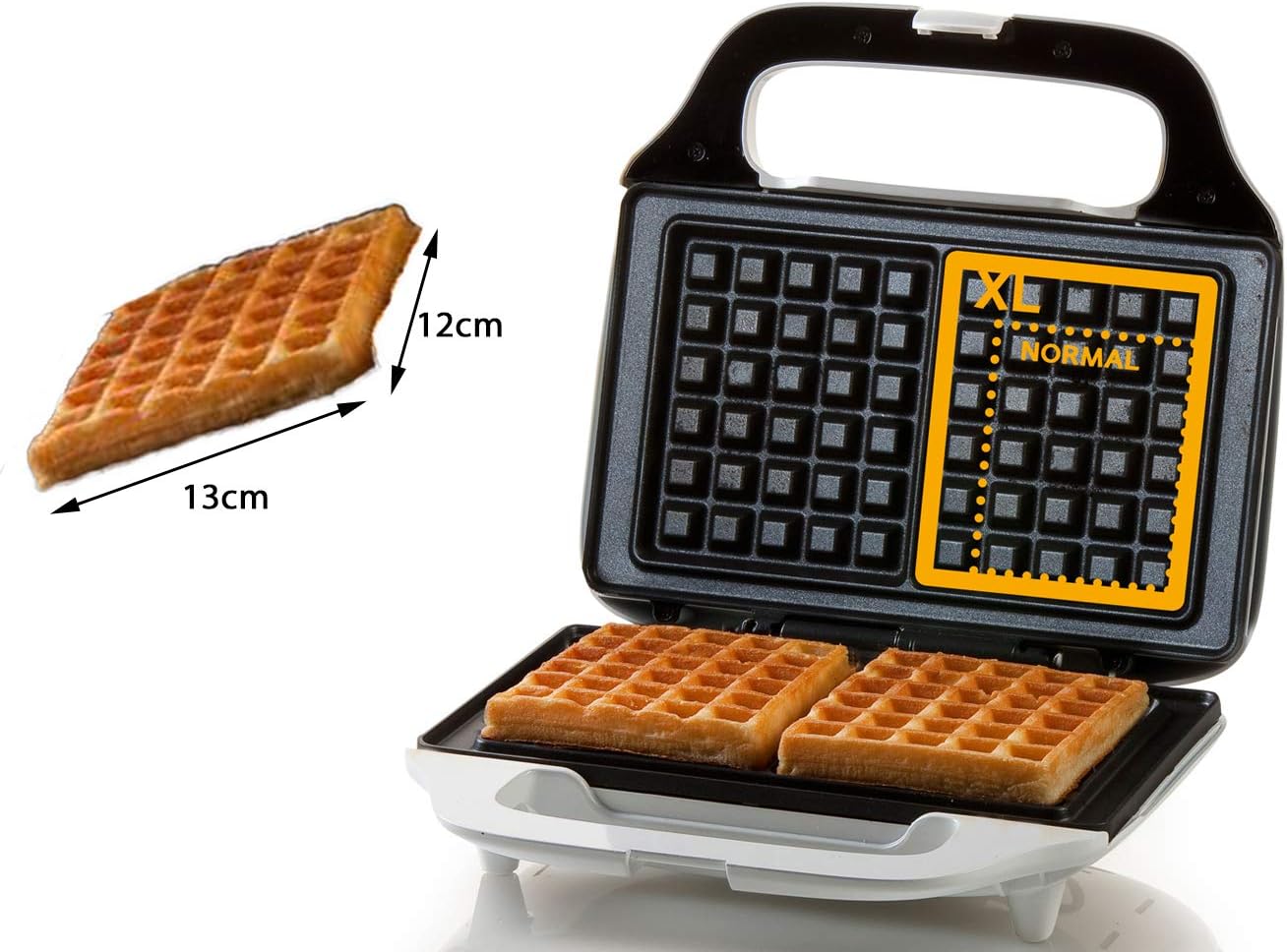 Gaufrier Xl Avec Fourchette A Gaufres Pour De Delicieuses Gaufres Belges Xl 230 X 135 Mm Amazon Fr Cuisine Maison