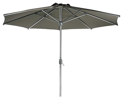 Amazon.de: Sonnenschirm Parasol | Taupe Braun Grau | Ø 300 cm / 3m
