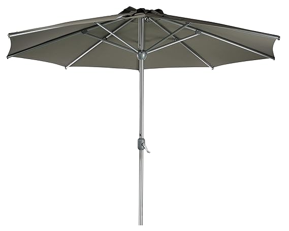 Amazon.de: Sonnenschirm Parasol | Taupe Braun Grau | Ø 300 cm / 3m