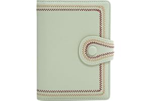 LABATO Passport Holder Wallet for Men and Women, Leather Passport Holder Card Slots, Mulit-Purpose RFID Blocking Passport Holder, Travel Wallet Passport Cover Case (Green)