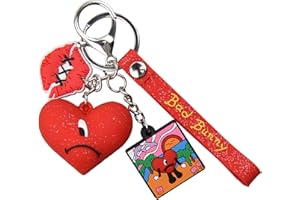 Decwenme Cute Keyrings Keychains Backpack Key Ring Bracelet Bookbag Charms for Women Men Kids Boys Girls