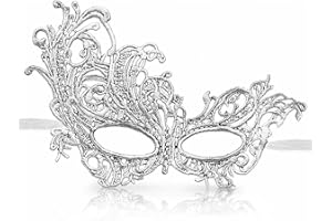 ARK Survivor Women's Masquerade Mask for Mardi Gras Masquerade Gala Halloween Dress-Up Formal Costume Party