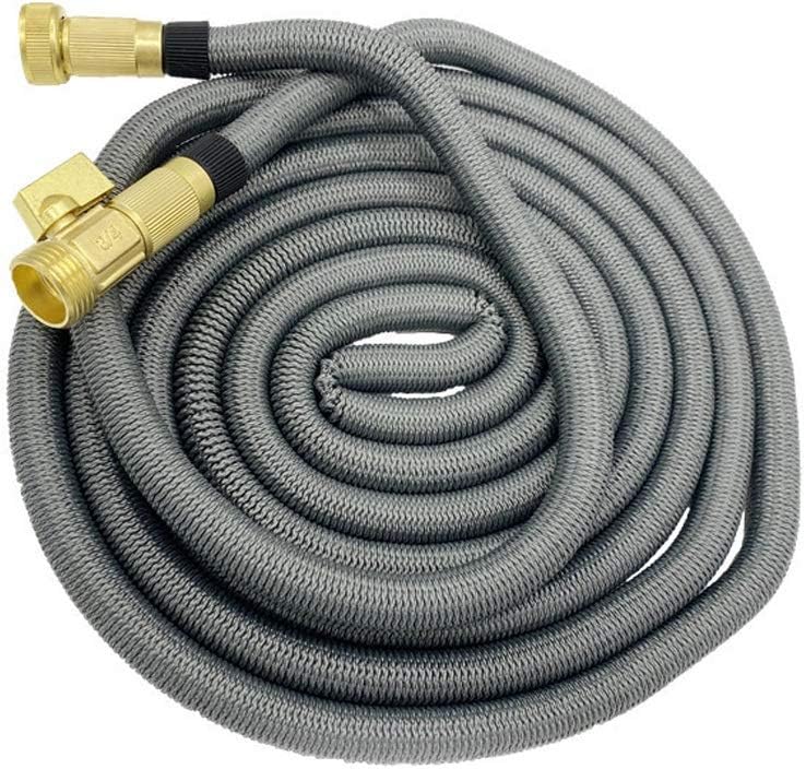 Gray Garden Hose Expandable Garden Hose Pipe Lightweight Watering Hose