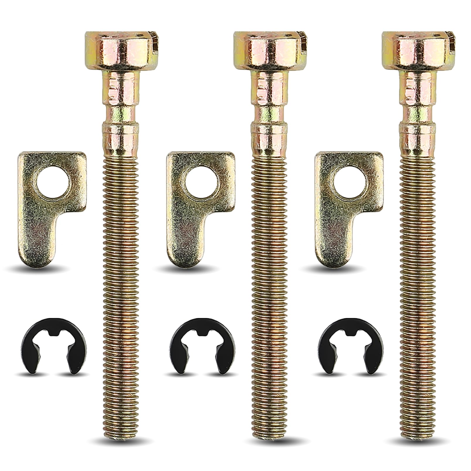Haishine 3Pcs/lot Bar Chain Adjuster Tensioner Screw Kit for Husqvarna 36 41 136 136LE 141 141LE 137 137E 142 142E 235 240 Chainsaw Parts