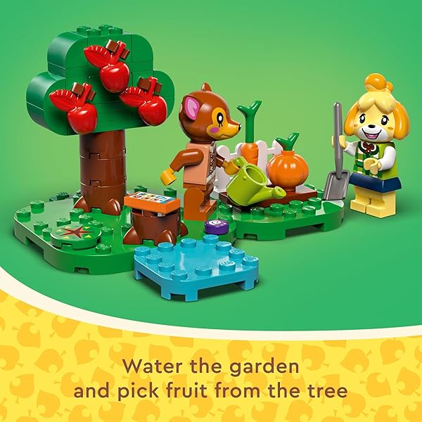 LEGO ANIMAL CROSSING ISABELLE’S HOUSE VISIT, BUILDABLE CREATIVE TOY SET FOR KIDS, INCLUDES FAUNA AND MORE ANIMAL CROSSING TOY FIGURES, VIDEO GAME BIRTHDAY GIFT FOR GIRLS AND BOYS AGES 6 AND UP, 77049