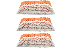 Wellgler's 5.1" Gun Cleaning Swabs,Foam Swabs for Cleaning Printer, Inkjet, Camera, Optical Lens, Guns, and Electronics KM707 (300pcs)