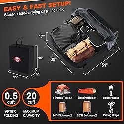 Sailnovo Car Rooftop Cargo Carrier Roof Bag, 20