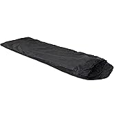 Snugpak Jungle Bag - Tropical Sleeping Bag with Mosquito Net, Right Hand Zip, Black