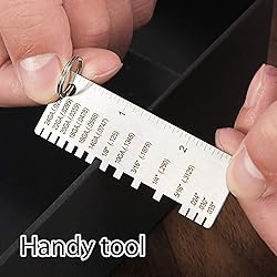 ZeeDix Wire Gauge Measuring Tool (2 Pcs) - Round