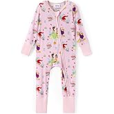 Disney Baby Viscose Made from Bamboo 2-Way Zipper Footie Outfit NB to Inf