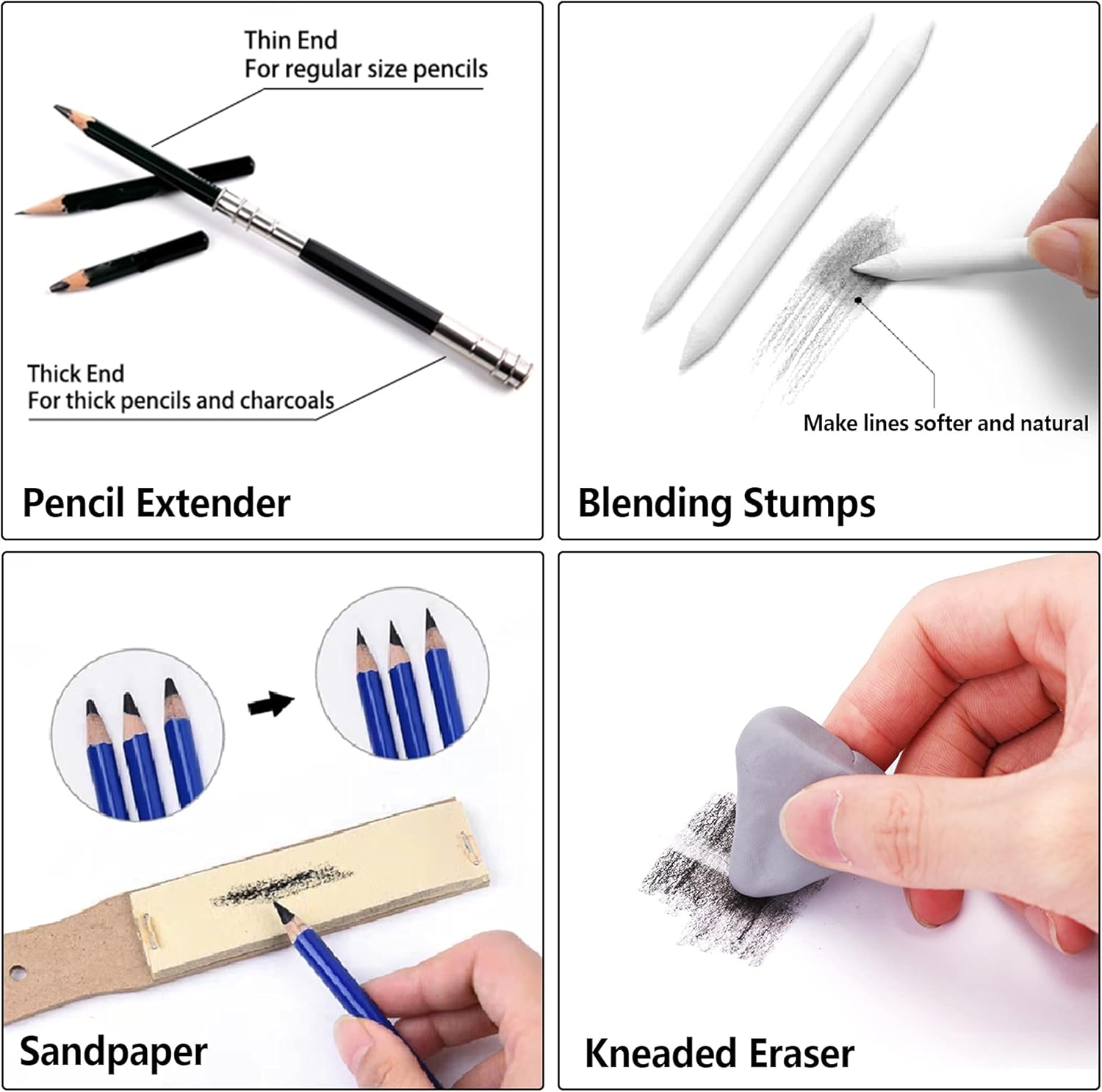Drawing Kit, Shuttle Art 103 Pack Drawing Pencils Set, Sketching and Drawing Art Set with Colored Pencils, Sketch and Graphite Pencils in Portable Case, Drawing Supplies for Kids, Adults and Artists : Office Products