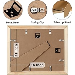 Luminary 11x14 Wood Diploma Frame with 8.5 x 11