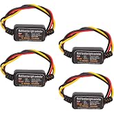 Ejoyous Brake Light Flash Strobe Controller, 4PCS DC9‑26V LED Brake Light Flasher Strobe Controller 16 Modes Adjustable for Car Motorcycle, Truck Brake Light, Alarm Light