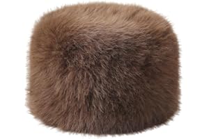 DOANNOTIUM Winter Faux Fur Hat Warm Trapper Hat Cossack Russion Style Hat for Women