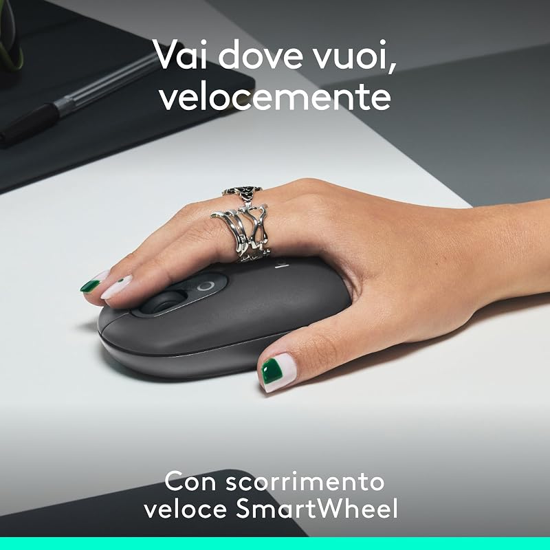 POP Mouse, mouse wireless Bluetooth compatto e portatile