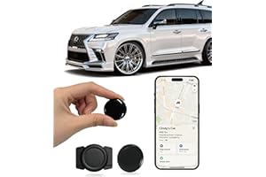 Magnetic Car Tracker (iOS Only), Vehicle Tracking Tag, GPS Locator Tag Compatible with Apple Find My App, No Subscription, Hi