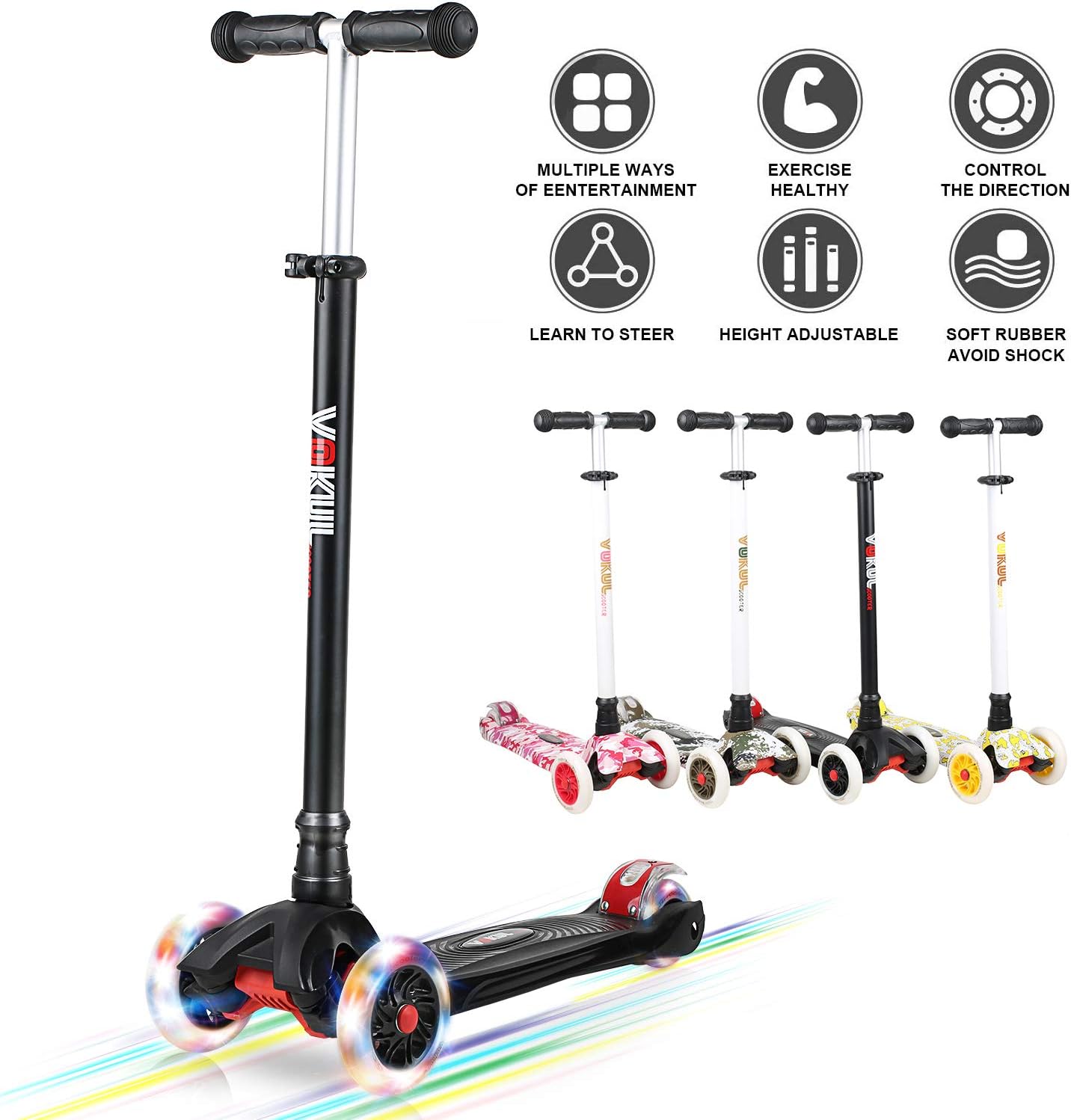 vokul scooter 3 wheel