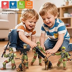 Baimiby Army Men Action Figures,Toy Soldiers for