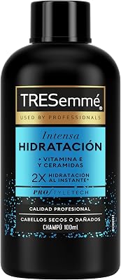 Champú Intensa Hidratación para pelo seco o dañado con Vitamina E, nutre y fortalece 100ml
