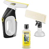 Kärcher WV 3 Comfort Window Vacuum Squeegee | For Streak-Free Window, Mirror, and Glass Shower Cleaning at any Angle