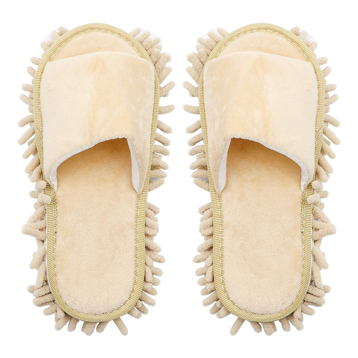 Tiardey Microfiber Slippers Floor Cleaning Mop For House Clean Detachable Mopping Shoes
